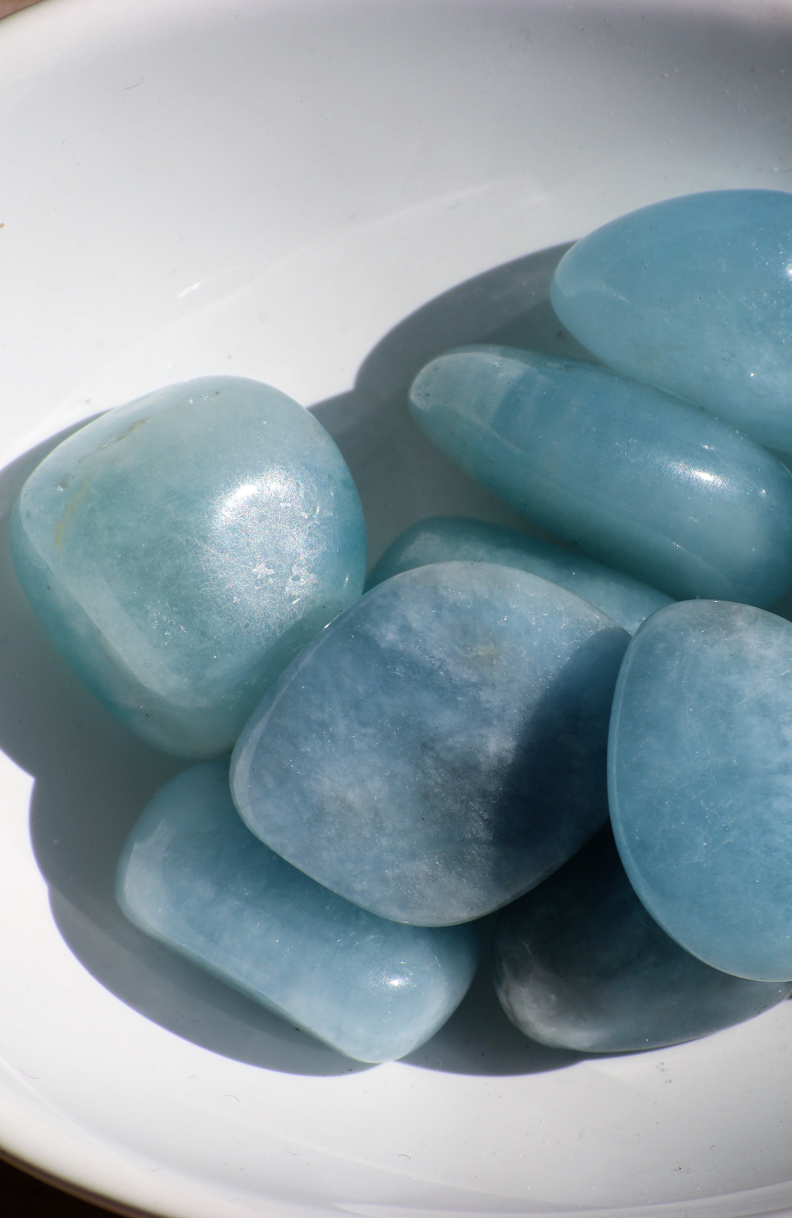 Aquamarine AA Tumbled Stone